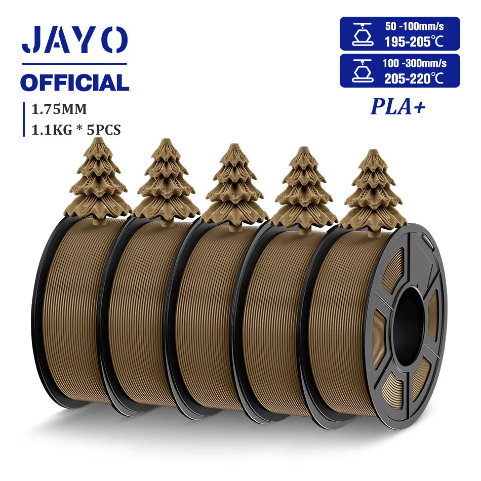 JAYO PLA plus 1.75mm PLA+ 3D Printer Filament Neatly Wound 3D Filament PLA For FDM 3D Printer Macarone Color Materials