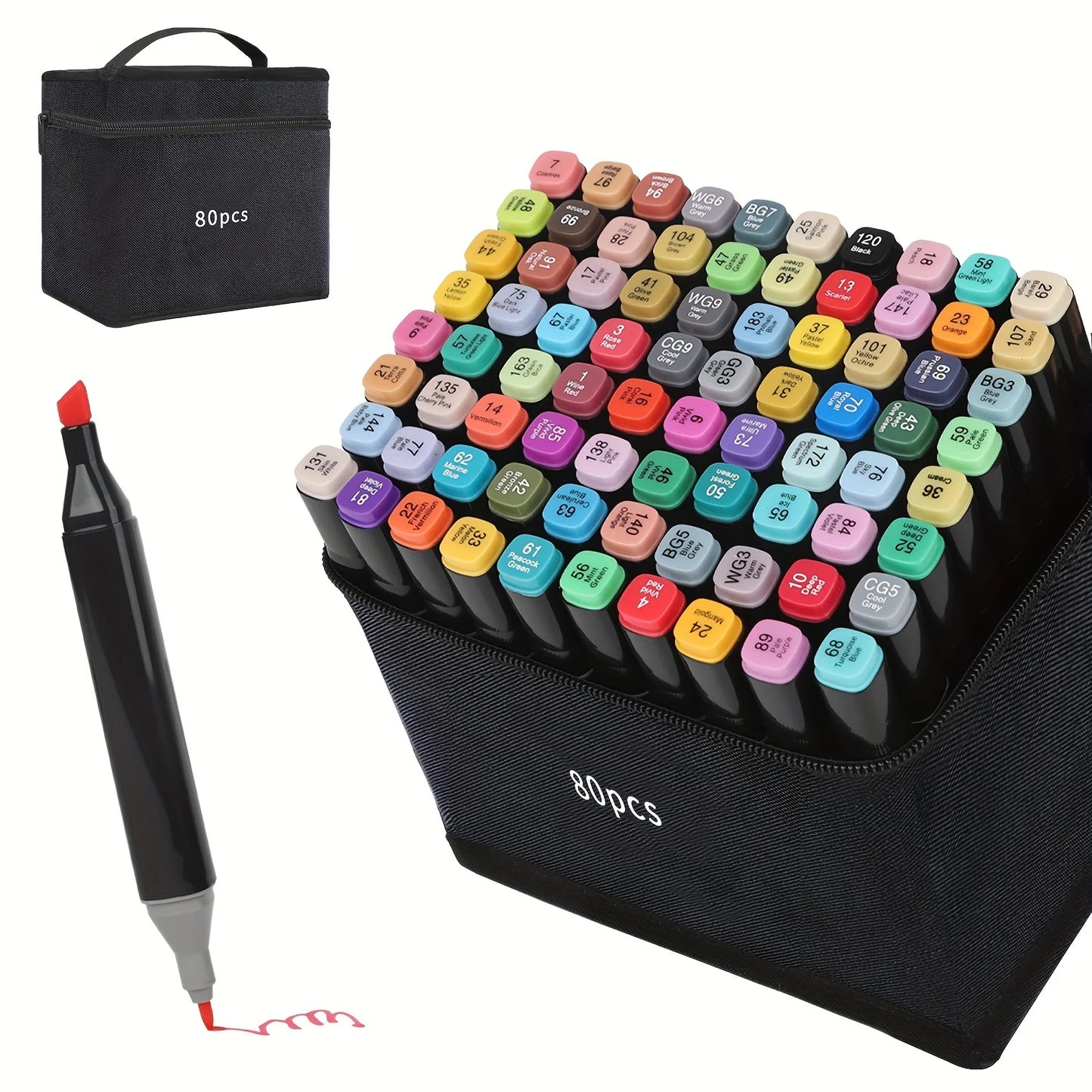 Professional Permanent Sketch Markers 80/120/168 Colors