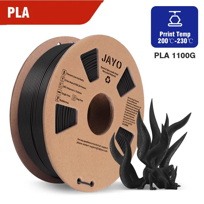 JAYO PLA/PETG/SILK/PLA Meta Filament 1Roll 3D Printer Filament 1.75mm 3d Filament PLA Printing Materials for 3D Printer&3D Pen