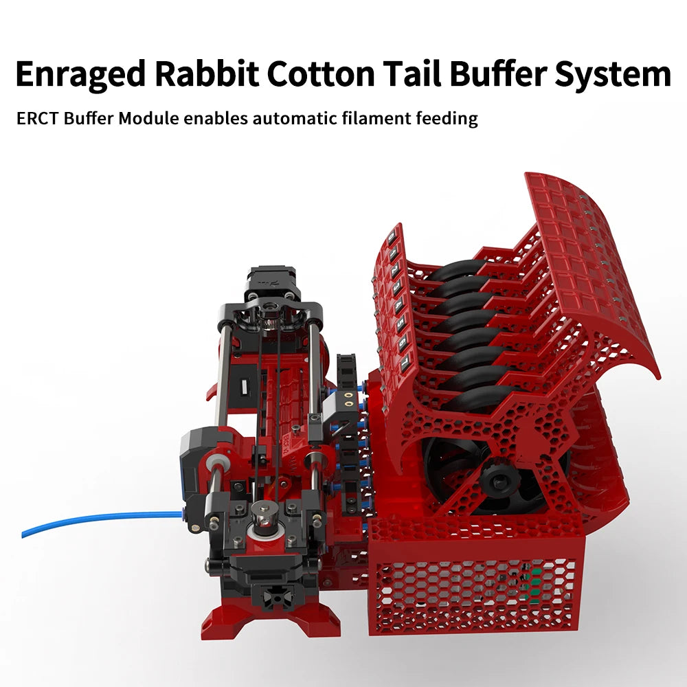 FYSETC ERCF V2 Kit ERCT ERF 8/12Color Enraged Rabbit Multi-color Printing for Voron2.4 Trident 3D Printer Official Certification