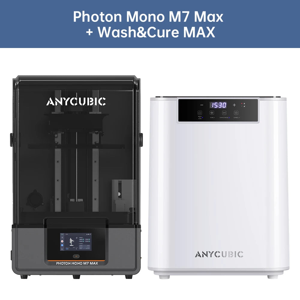 3D Printer-PRE ANYCUBIC Photon Mono M7 Max AE LCD 3D Printer 14.7L Ultra-Large Print Volume LCD Resin 3D Printer Print Size 298x168x300mm