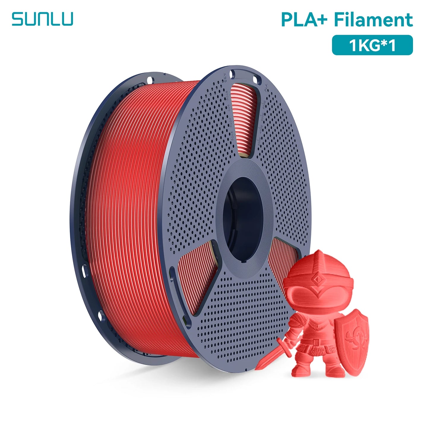 SUNLU PLA PLUS 1KG PLA+ 3D Printer Filament 1.75mm High transparency Tolerance+/-0.02mm Colorful Neatly Wound 300MM/S