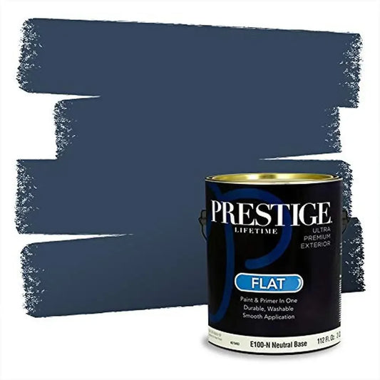 Exterior Paint Primer 1-Gal Flat BEHR* Compass Blue Match Acrylic Latex Low VOC Washable