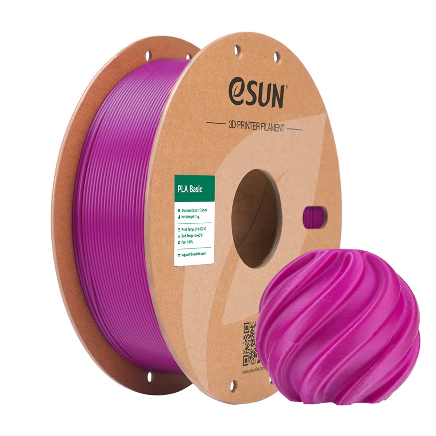eSUN High Speed PLA 3D Filament 1KG 1.75MM Basic PLA 3D Printer Filament For Bambu Lab PLA-SS Filament Upgraded PLA Filament