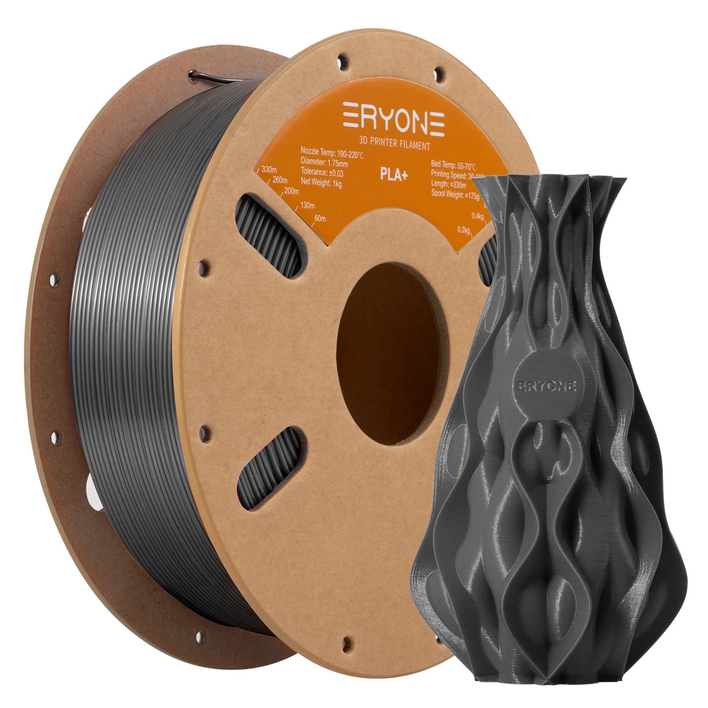 ERYONE 1KG PLA Plus Premium Filament 1.75mm 3D Print, Multicolor Available,1kg pla+ filament,1kg/spool