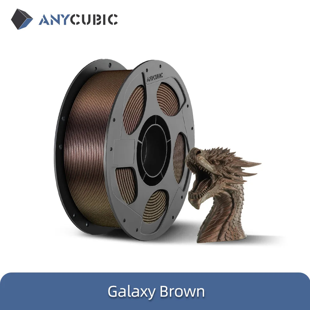 ANYCUBIC PLA Galaxy Filament Starry Effcet 3D Printer Filament Dynamic Colors PLA FDM Kobra 3 combo S1 Combo Printing Filament