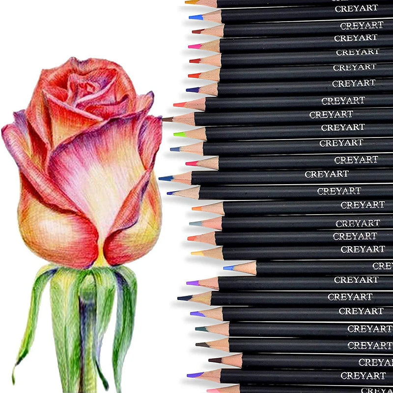 KALOUR 180/120 Colored Pencil Set for Adults Artists kids, Rich Pigment Soft Core, Ideal for Drawing Sketching Shading Blending