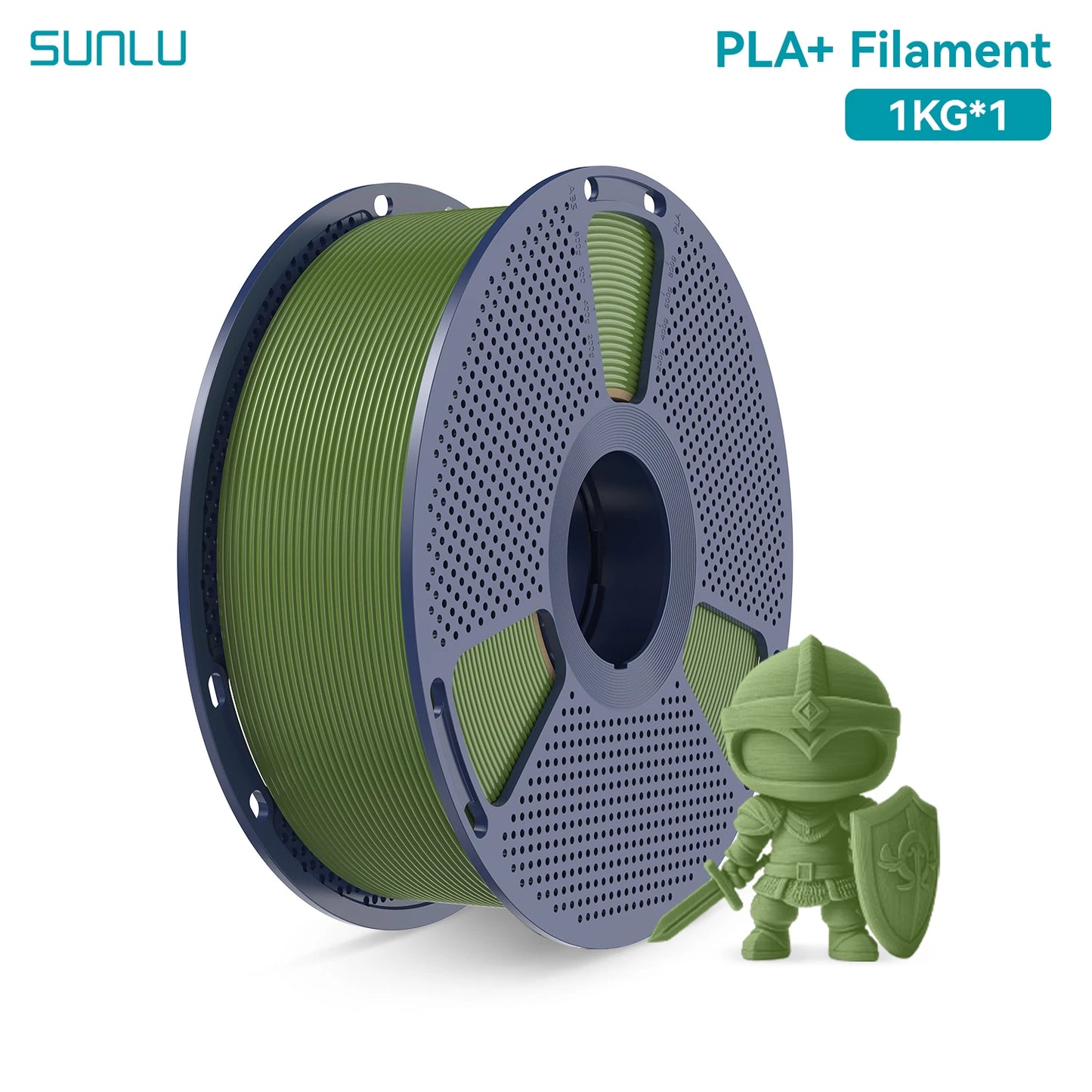 SUNLU PLA PLUS 1KG PLA+ 3D Printer Filament 1.75mm High transparency Tolerance+/-0.02mm Colorful Neatly Wound 300MM/S