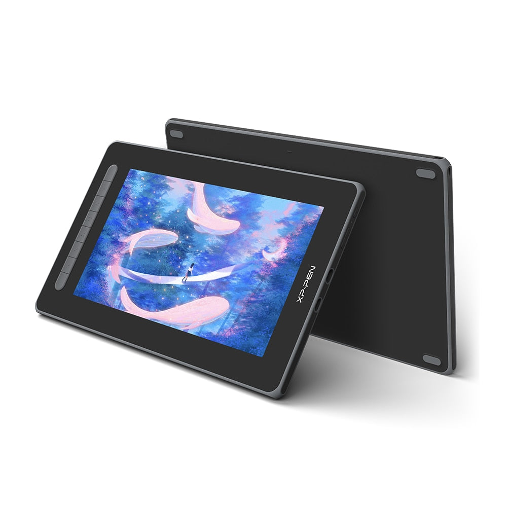 XPPen Artist 12 2nd Gen 11.9 Inch Graphic Tablet Monitor X3 Smart Stylus 127% sRGB 8192 Levels Support Tilt Windows Mac Android