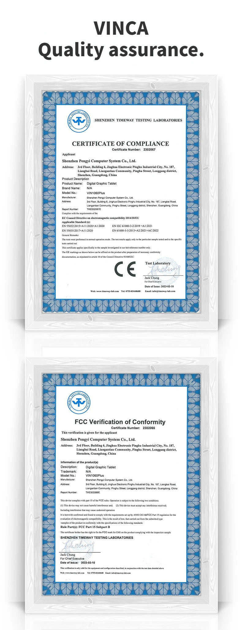 VINSA 1060PLUS  HD Graphic Tablet Monitor With 12 Shortcut Key & 8192 Level Stylus, Digital Pen Tablet with Screen for Painting