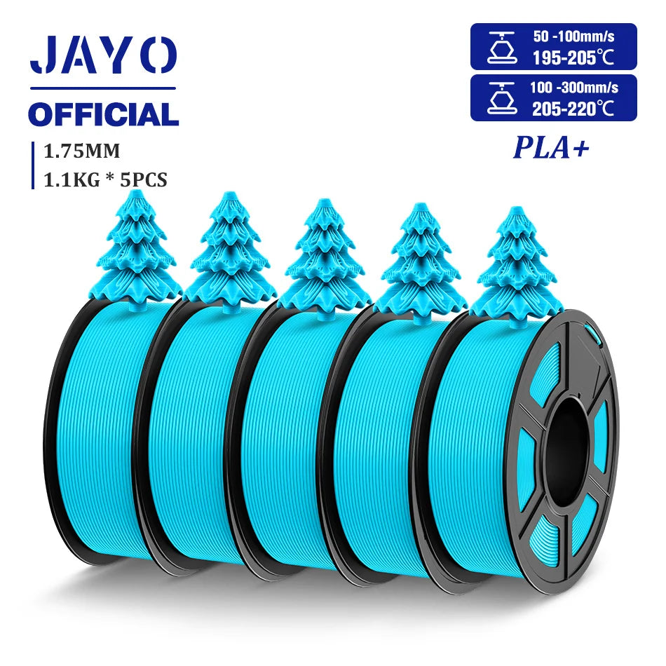 JAYO PLA plus 1.75mm PLA+ 3D Printer Filament Neatly Wound 3D Filament PLA For FDM 3D Printer Macarone Color Materials