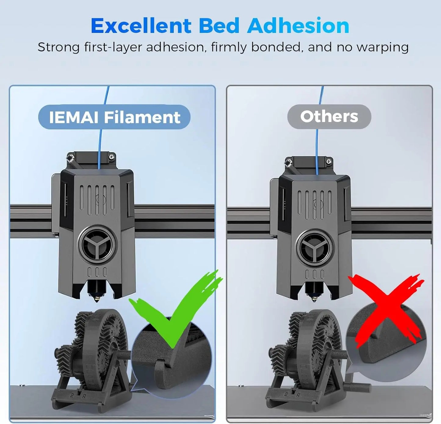 Carbon Fiber Polycarbonate 3D Printer Filament 1.75mm Matte Black 1KG, High Strength & Heat Resistant for Industrial Parts