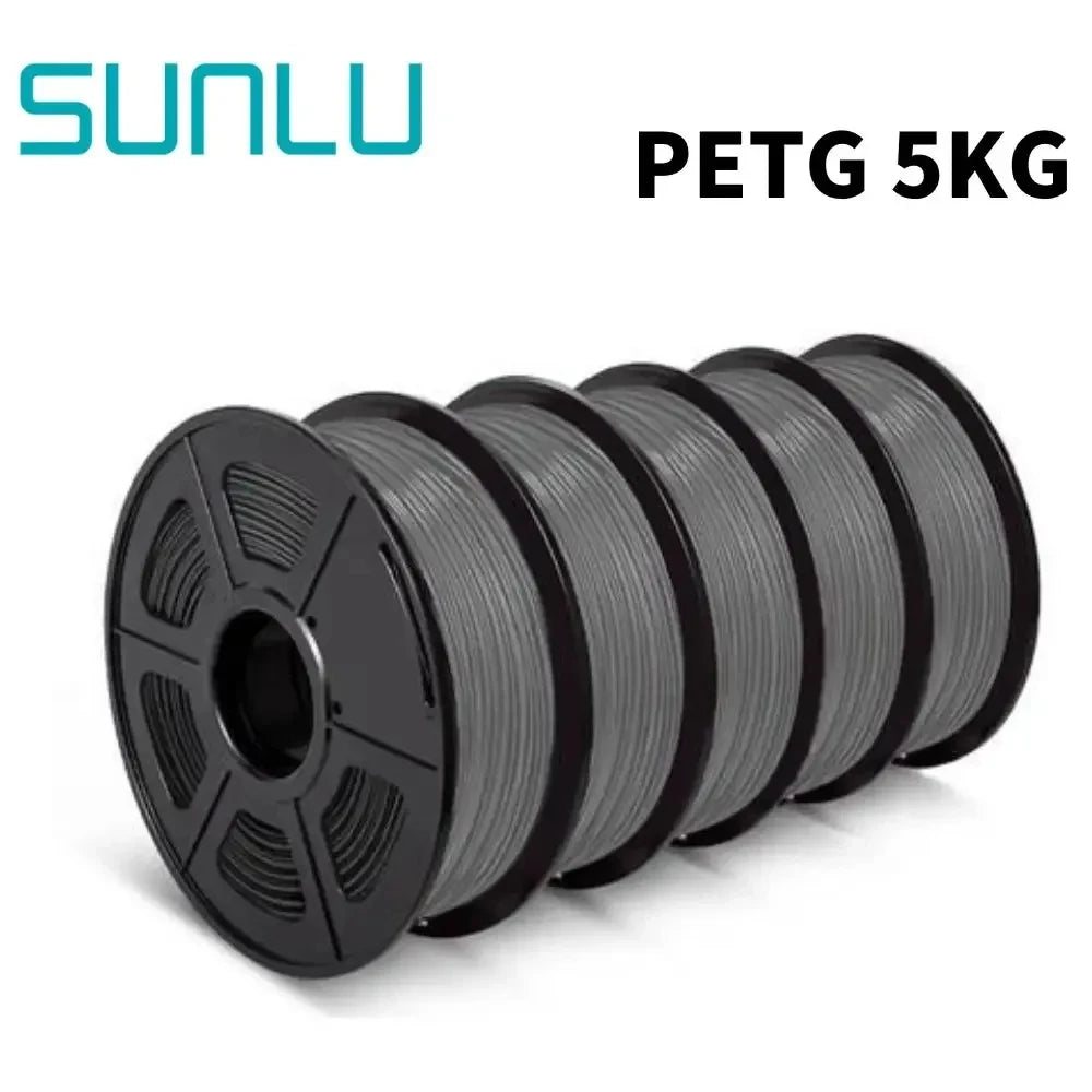 SUNLU PETG/PLA/PLA+/PLA Matte/PLA Meta 3D Printer Filament 5KG 1.75mm Neatly Wound Vacuum Packing 3D Printing Material Fast Ship