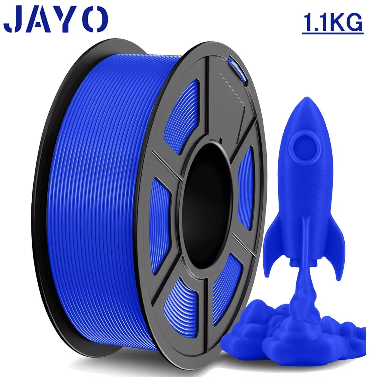 JAYO 1100G 3D High Speed PLA Filament 1.75mm HS PLA  Filament 600mm/s For Bambu FDM 3D Printer Neatly Wound 3D Printing Material