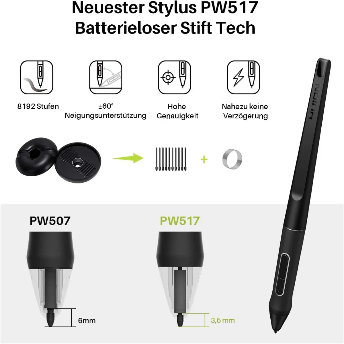 HUION Kamvas 12 11.6 Inches Drawing Monitor Digital Graphics Tablet With ±60 Tilt 120%sRGB support Andriod phone