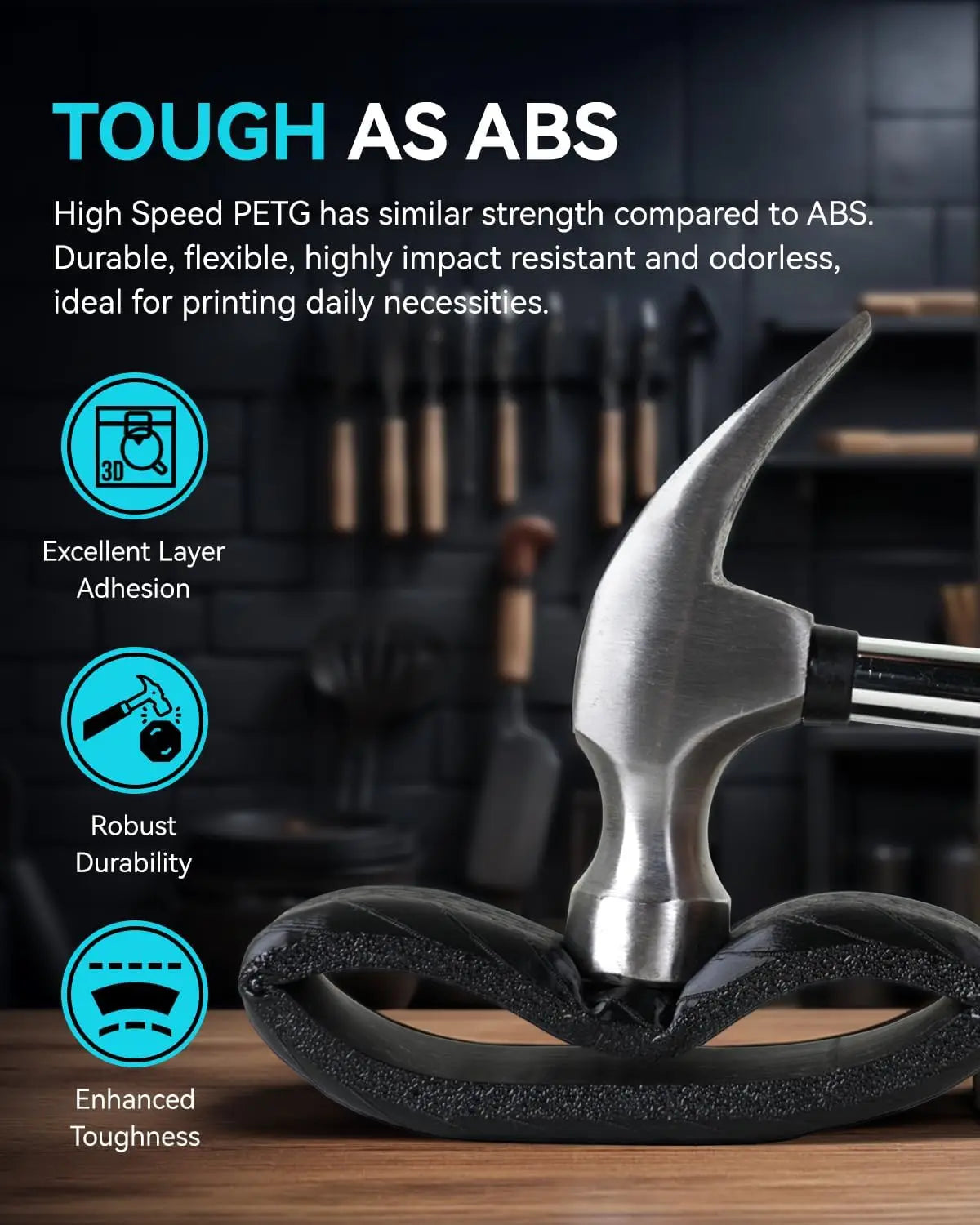 SUNLU 5KG Matte PETG High Speed 3D Printer Filament 1.75mm High Strength Fast Smooth Printing PETG Filament for FDM 3D Printer