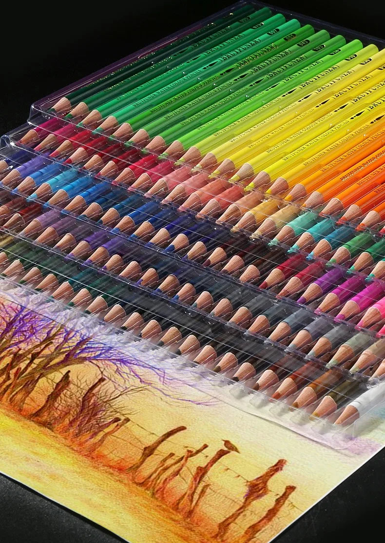 Brutfuner Color Pencil Set Including Water-based and Oil-based Multi Colors Lapic era Sketch Drawing for Painting Supplies