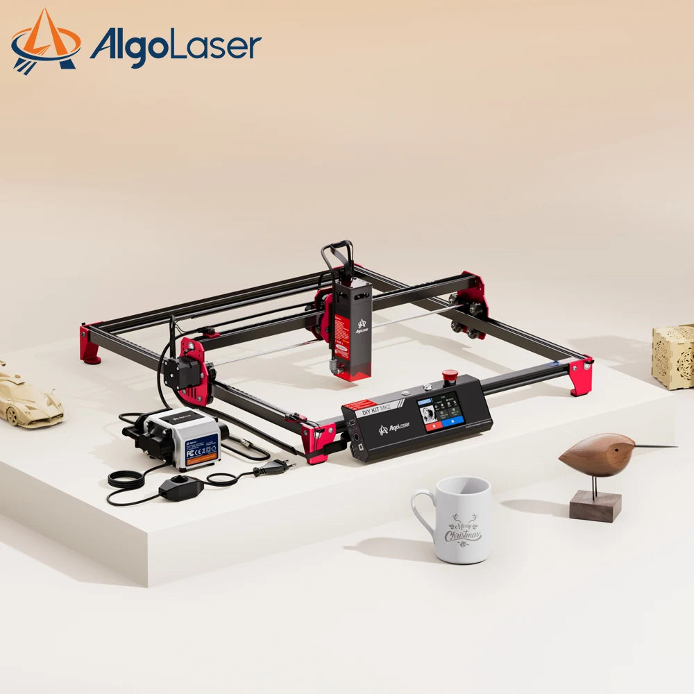 Laser Engraver with Air Pump10W Output Laser Engraving Cutting Tool for Metal Colorizing, Wood, Acrylic, Leather Emergency Stop