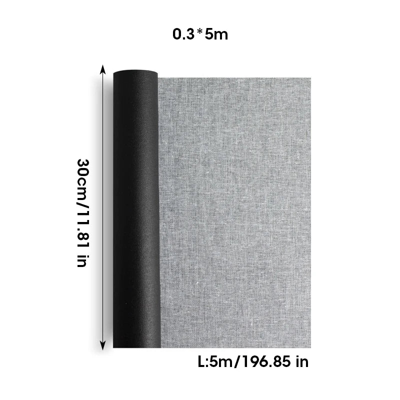 5M/Roll Cotton Canvas Roll, White Black Blank Specialized Suitable for Oil Painting, Acrylic Pigments,27,37,47,,57,67,77,87cm Wide