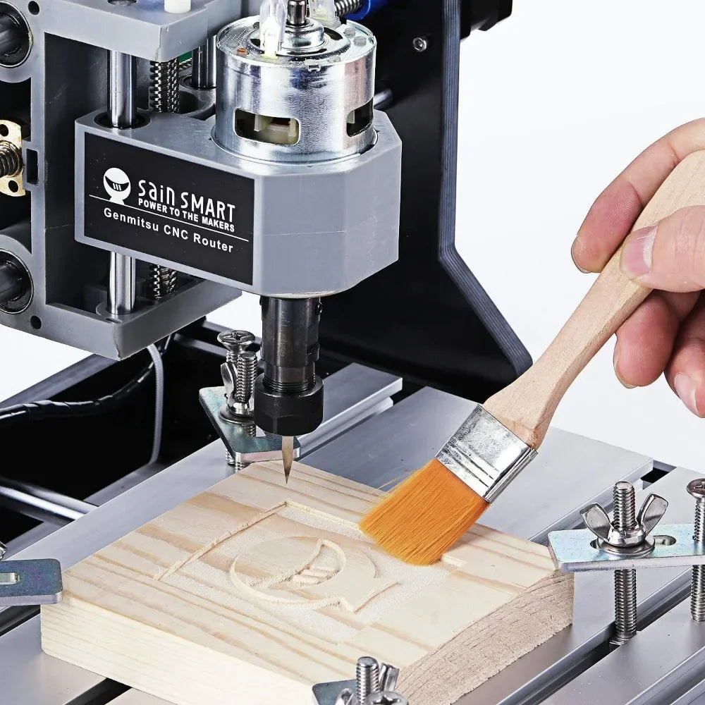 Genmitsu CNC 3018-PRO Router Kit GRBL Control 3 Axis Plastic Acrylic PCB PVC Wood Carving Milling Engraving Machine