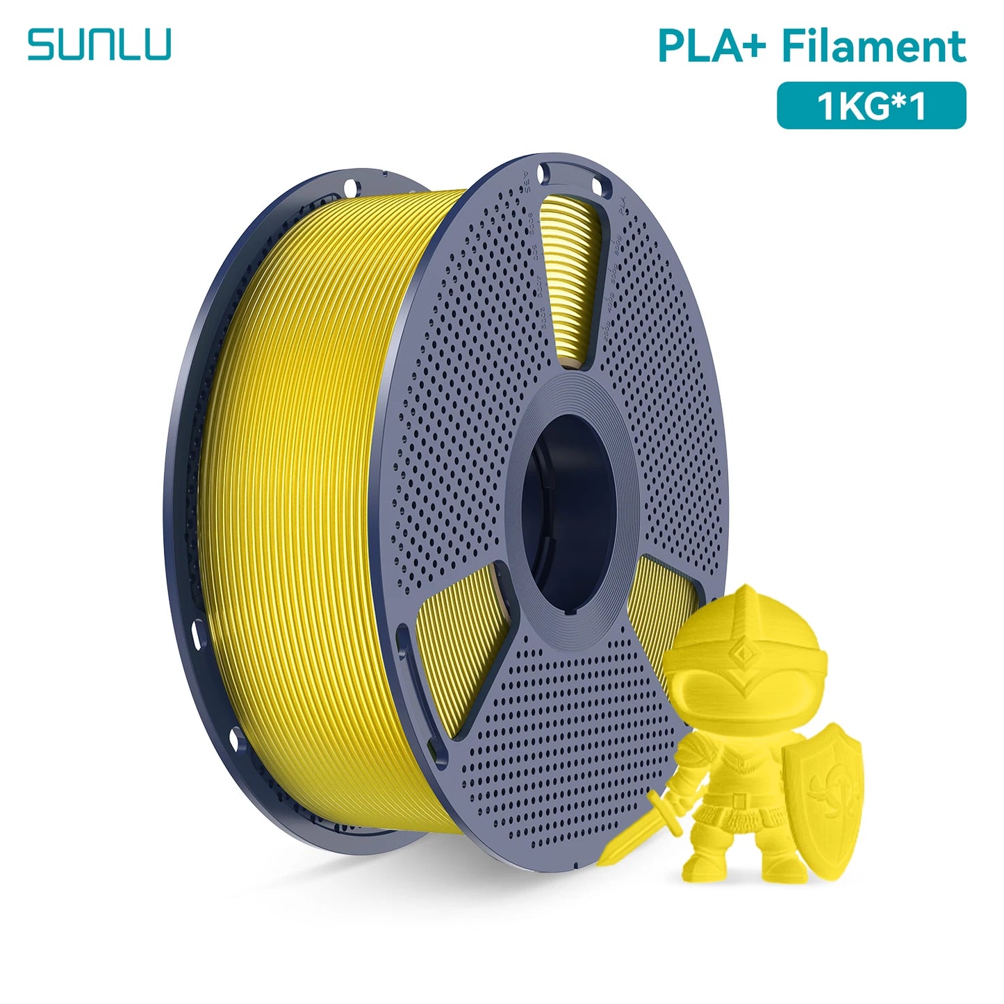 SUNLU PLA PLUS 1KG PLA+ 3D Printer Filament 1.75mm High transparency Tolerance+/-0.02mm Colorful Neatly Wound 300MM/S