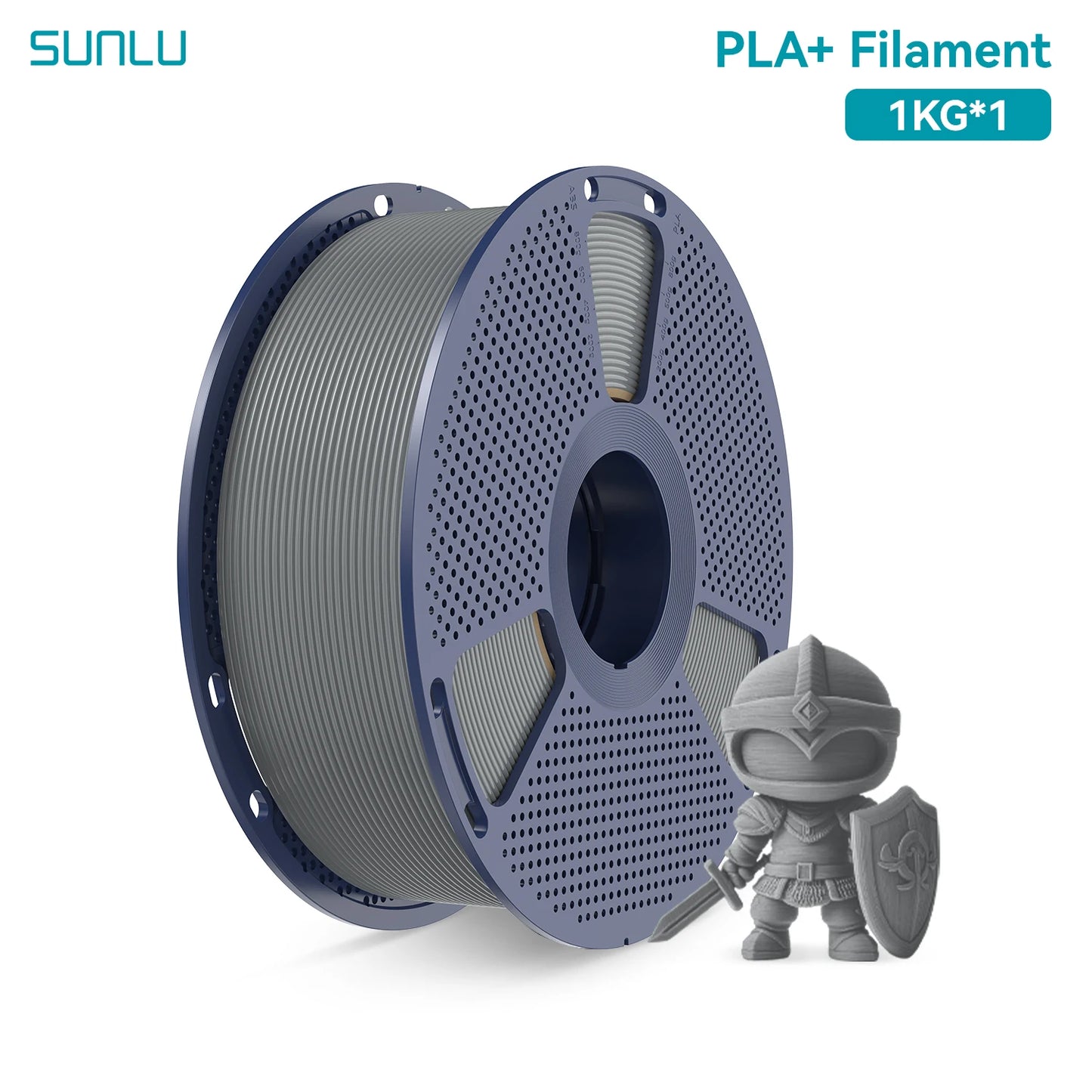 SUNLU PLA PLUS 1KG PLA+ 3D Printer Filament 1.75mm High transparency Tolerance+/-0.02mm Colorful Neatly Wound 300MM/S