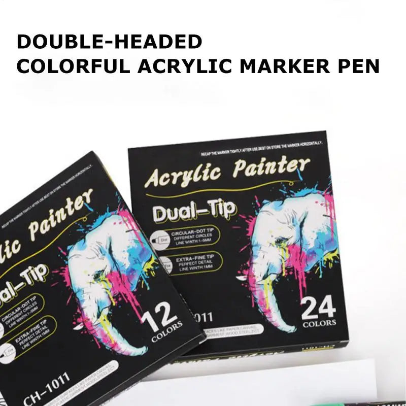 Acrylic Paint Pens Acrylic Paint Markers Pens Set Waterproof Paint Marker Pen Acrylic Markers Paint Pens For Graffiti