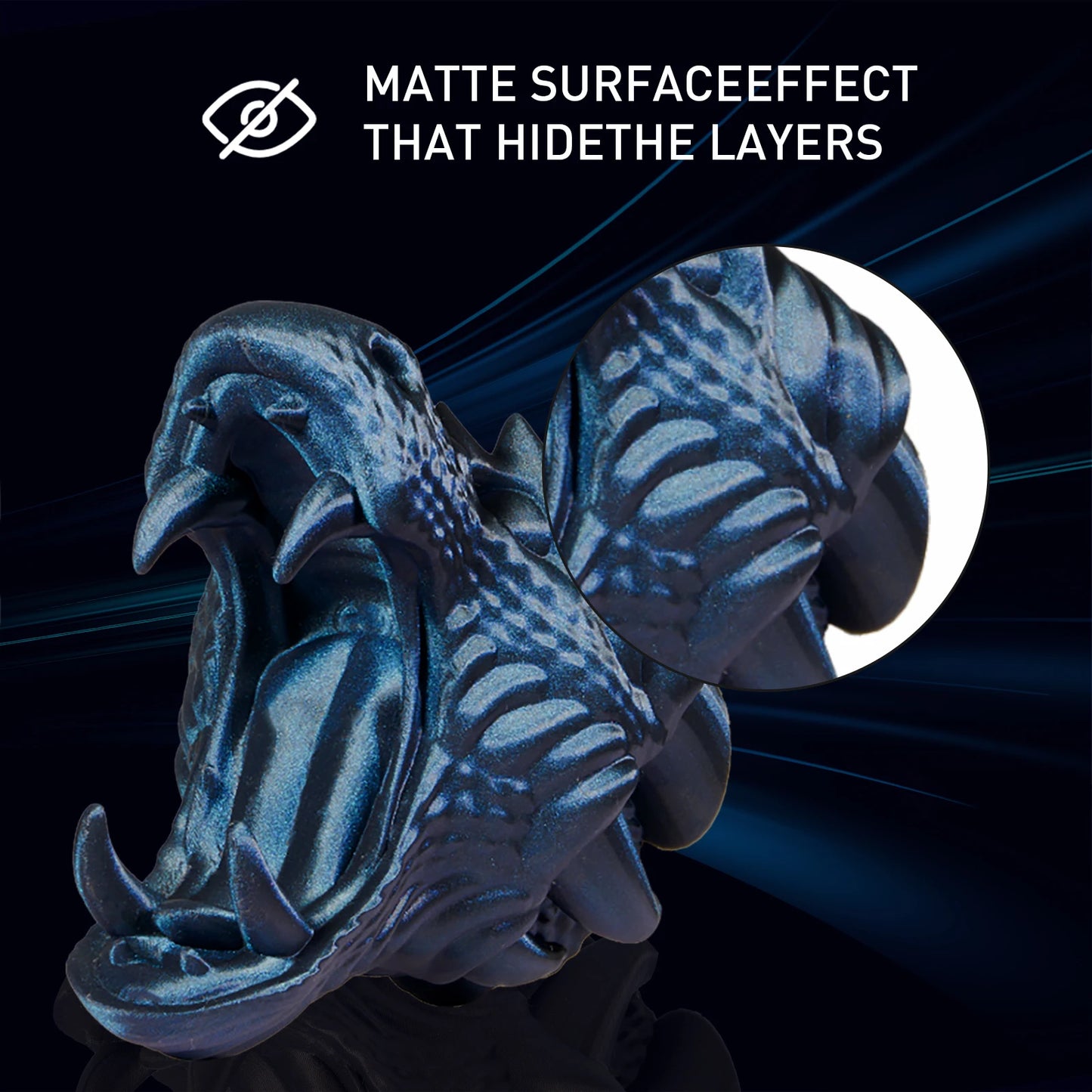 ERYONE Promotion PLA Burnt Titanium High Quality Filament 1KG 1.75mm ±0.03mm Filament For FDM 3D Printer Excellent Fluidity