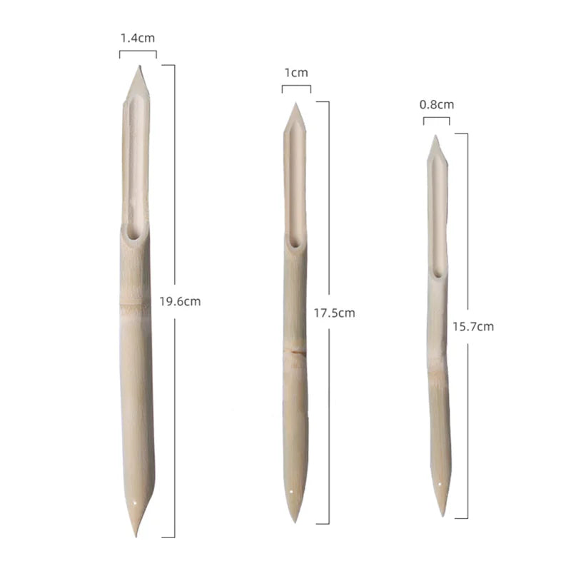 3Pcs/Set Hard Strong Bamboo Reed Pens Pottery Ceramic Shaping Tools Polymer Clay Tool