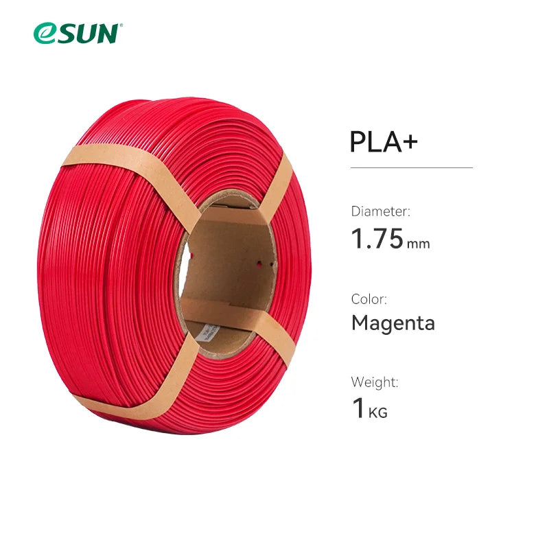 eSUN PLA+ 3D Filament 1.75MM 1KG Fast Printing PLA Plus For Bambu Lab 3D Printer Filament Without Spool PLA+ For 3D Printers