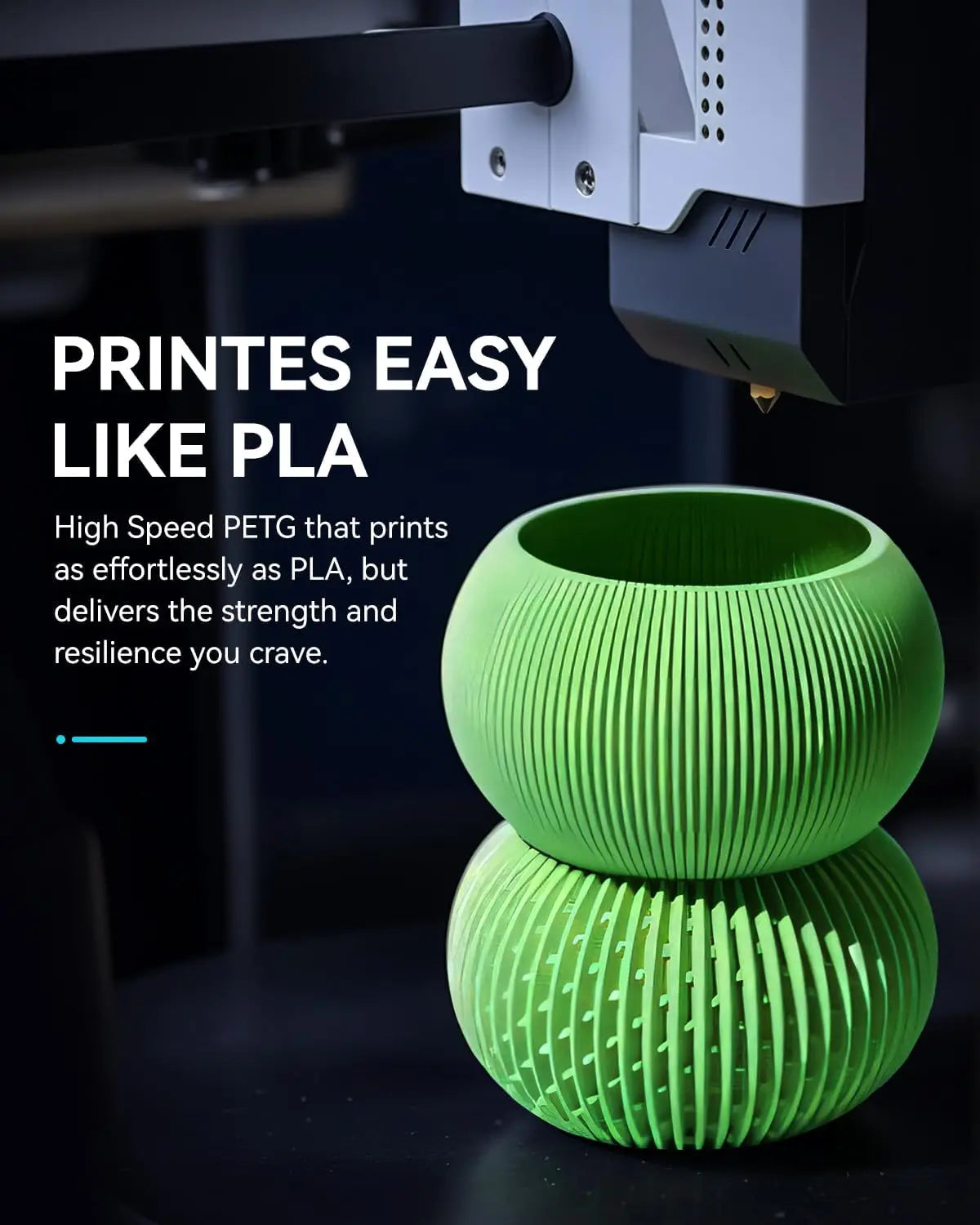 SUNLU 5KG Matte PETG High Speed 3D Printer Filament 1.75mm High Strength Fast Smooth Printing PETG Filament for FDM 3D Printer