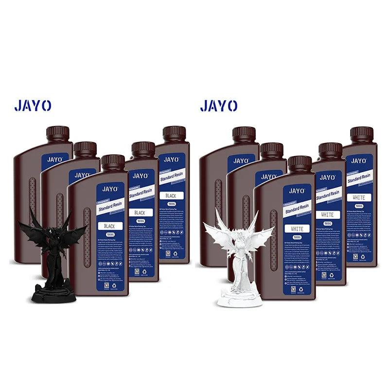 JAYO 3D Resin Water Washab/ABS-Like/Plant Based/Standard 10KG UV Photopolymer Resin Liquid 405nm For LCD 3D Printer Materials