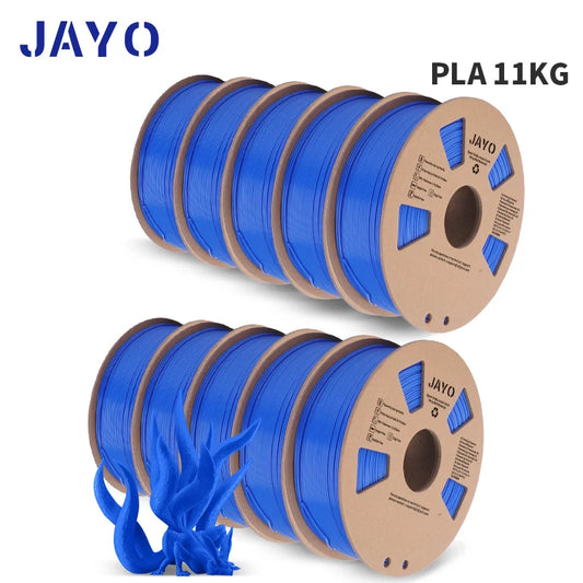 JAYO 3D Printer part PETG/PLA Meta/PLA/SILK/PLA PLUS/TPU Filament 1.75mm for 10Rolls FDM 100% No Bubbel craft part DIY Materials
