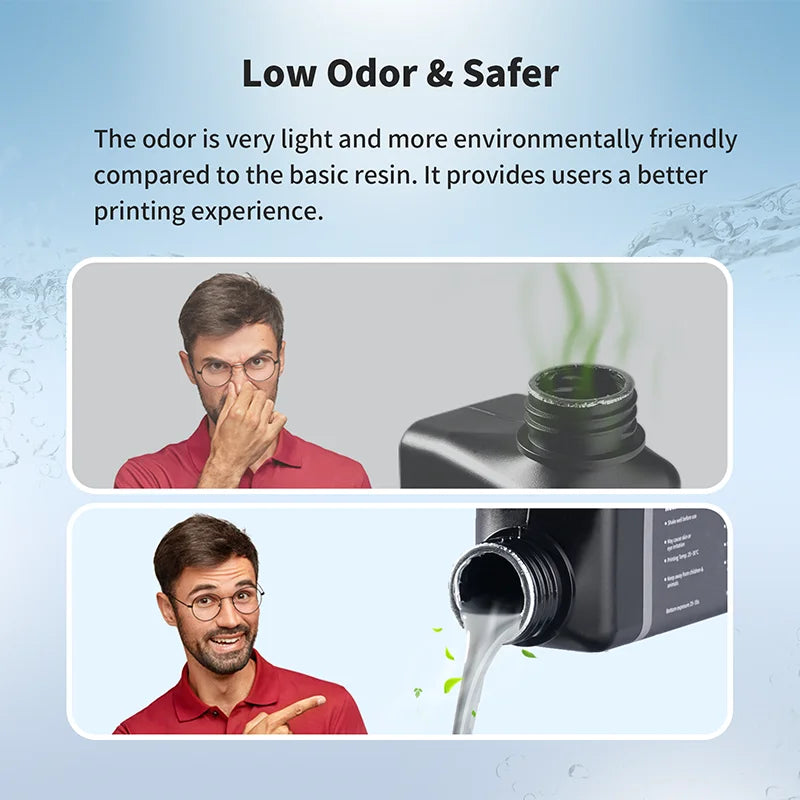 Conjure Water Washable Resin For 3D Printer LCD UV Resin Like ABS Photopolymer Resin For Anycubic/Elegoo Printer