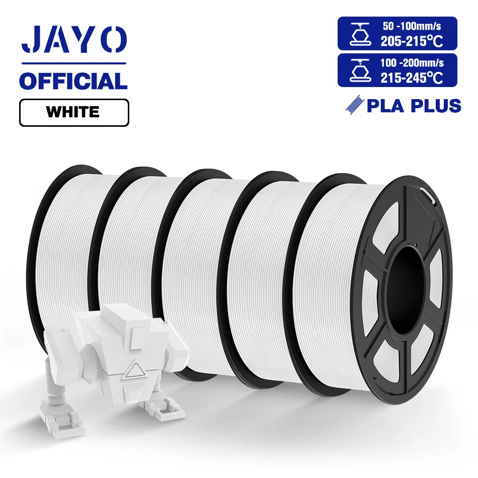 JAYO PLA plus 1.75mm PLA+ 3D Printer Filament Neatly Wound 3D Filament PLA For FDM 3D Printer Macarone Color Materials