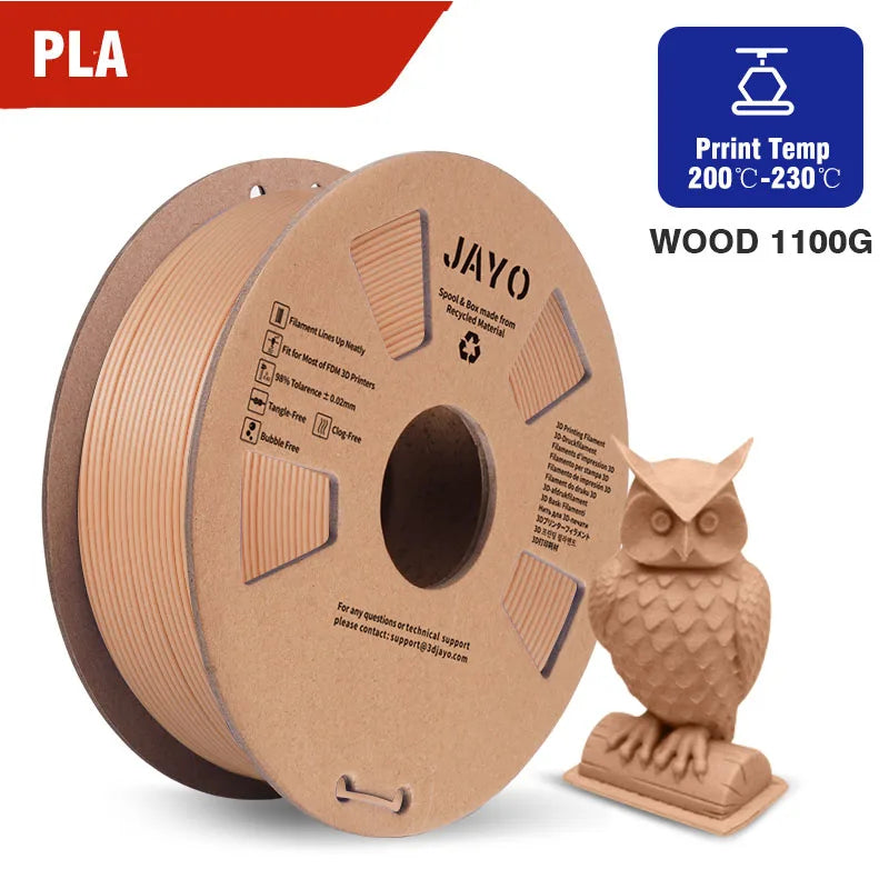 JAYO PLA/PETG/SILK/PLA Meta Filament 1Roll 3D Printer Filament 1.75mm 3d Filament PLA Printing Materials for 3D Printer&3D Pen