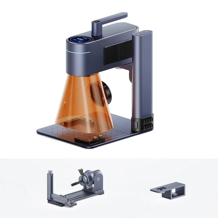 LASERPECKER 4 LP4 Laser Engraving Machine for All Material Dual Light Laser Engraver Portable for Metal Wood Plastic Carving