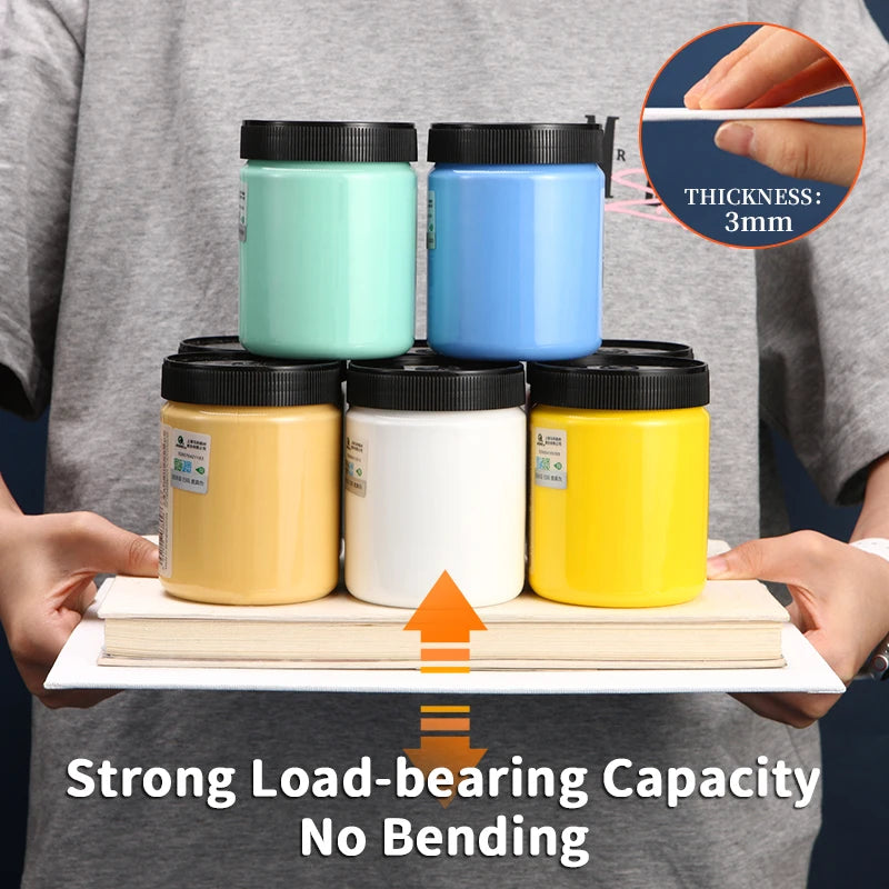 3 Pack Canvas Panels, Blank Board Panels for Acrylic, Oil, Watercolor, Tempera Painting,  Primed Acid-Free for Students, Adults