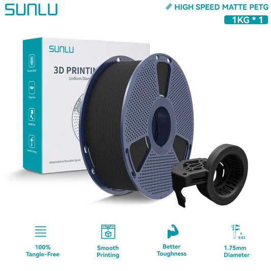 SUNLU High Speed PLA/PLA PLUS/Matte Petg 3D Printer Filament 1.75mm Neatly Wound Multicolor 3D Printing Filaments Fast Print