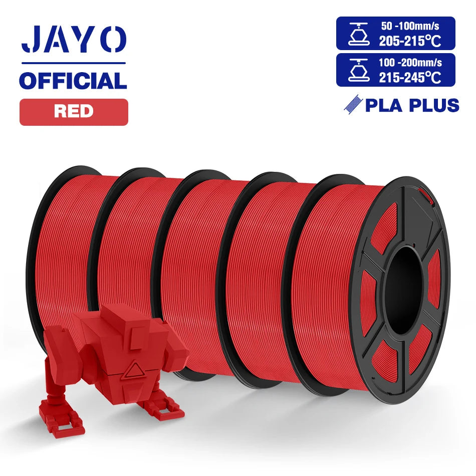 JAYO PLA plus 1.75mm PLA+ 3D Printer Filament Neatly Wound 3D Filament PLA For FDM 3D Printer Macarone Color Materials