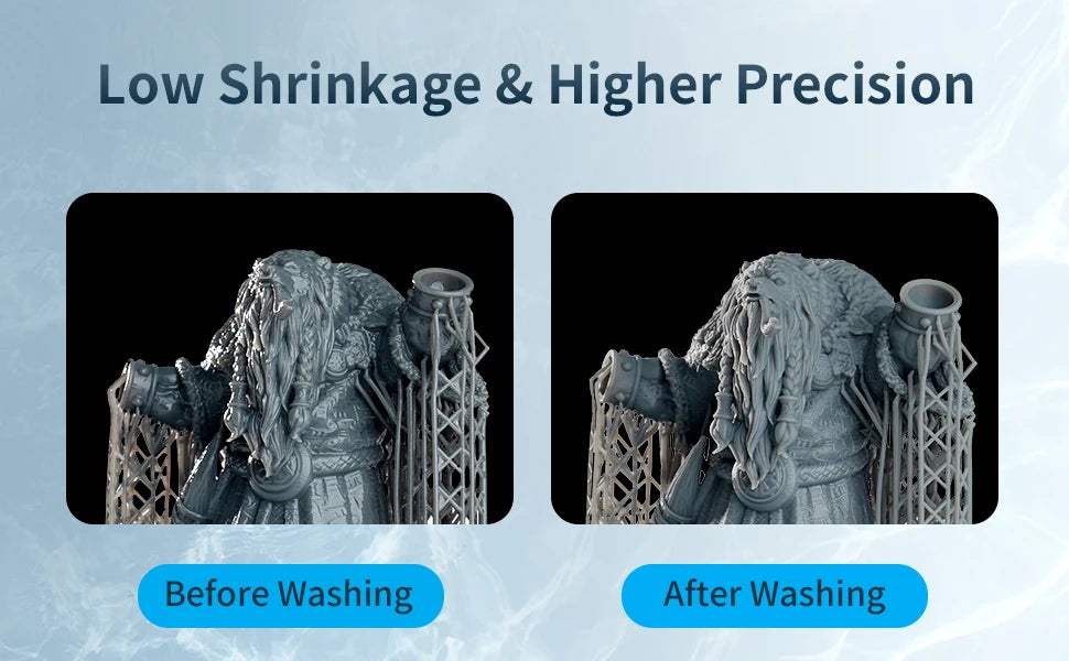 Conjure Water Washable Resin For 3D Printer LCD UV Resin Like ABS Photopolymer Resin For Anycubic/Elegoo Printer