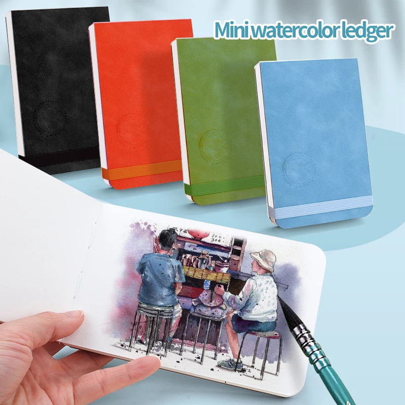 MIKAILAN Sketch Book Hand Sketching Watercolor Drawing Notebook Paper For Student Artist Painting Art Supplies 30 Sheets 300g