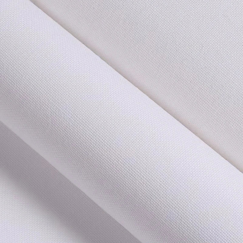 5M/Roll Cotton Canvas Roll, White Black Blank Specialized Suitable for Oil Painting, Acrylic Pigments,27,37,47,,57,67,77,87cm Wide