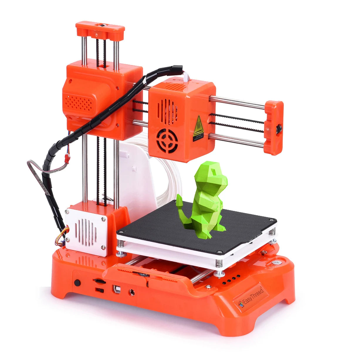 K7 Supper Mini Desktop Small 3D Printer 10*10*10cm No Heated Bed One-Key Printing with TF Card 3D Printe Machine Gift EasyThreed