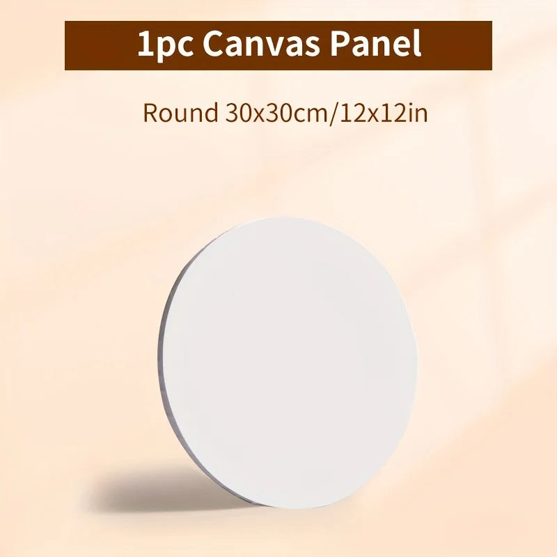 8 Sizes Canvas Panels for Painting,Blank Canvas Boards for Acrylics,Oil,Gouache,Tempera,Primed White for Adults,Hobby Painters.
