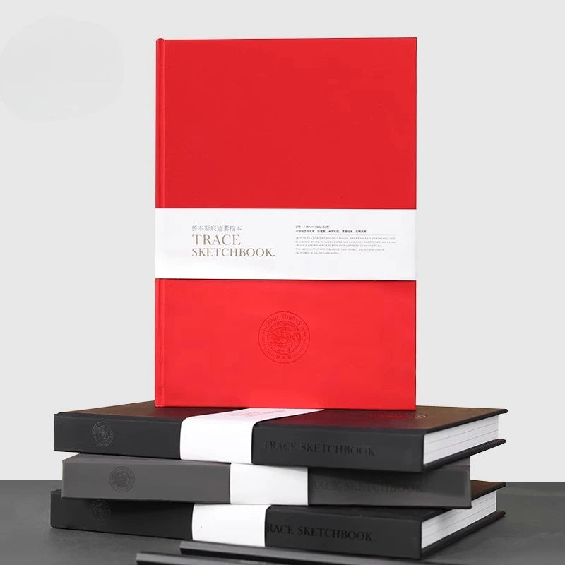 A4/A5 Trace Sketchbook 50 Pages Thickened Paper Can Be Stacked Color Impermeable for Painting Practice Sketch Design Graffiti