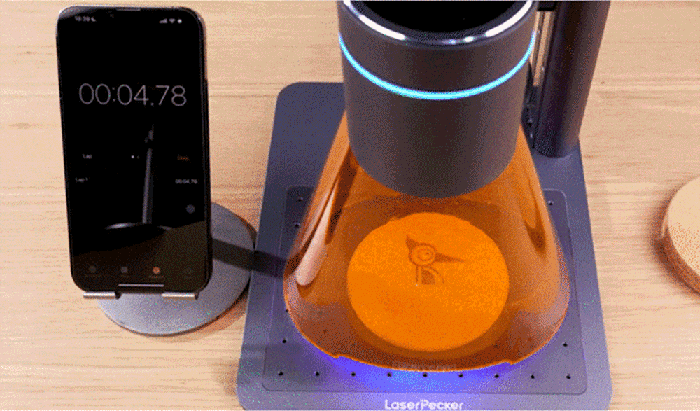 LASERPECKER 4 LP4 Laser Engraving Machine for All Material Dual Light Laser Engraver Portable for Metal Wood Plastic Carving