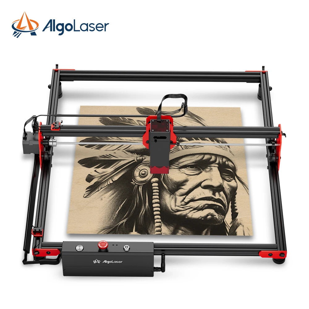 AlgoLaser DIY Kit Laser Engraver 2W/5W/10W Output Diode Cutting Machine High Precision Engraving Machines DIY Cutter for Wood