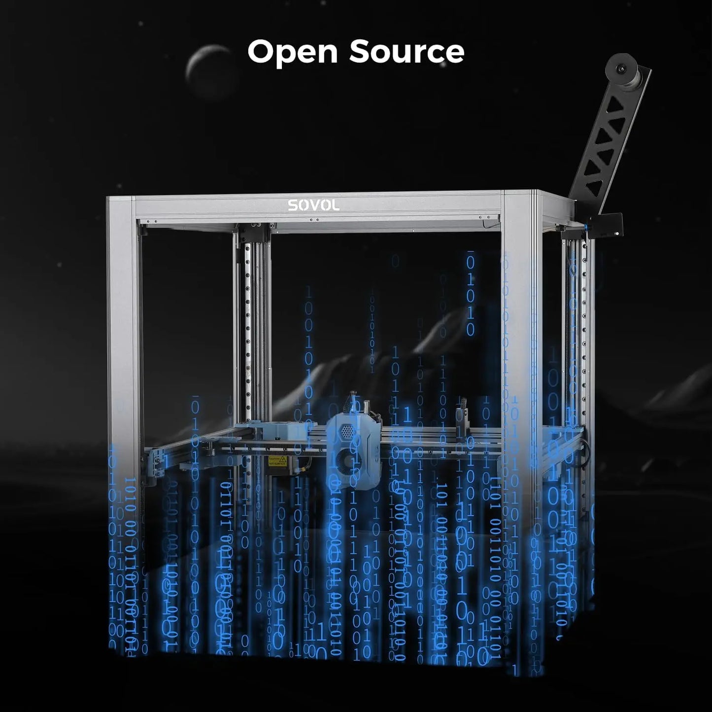 3D Printer-Sovol SV08 Core-XY 3D Printer Open Source, Max 700mm/s High Speed with 300℃ Clog-free Hotend and Camera