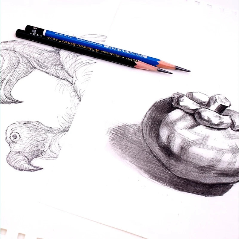 A4 Sketchbook 60 Sheets/120 Pages 297x210mm Thickened Paper Not Easy To Penetrate Ink for Sketch Watercolor Crayon Marker Pen